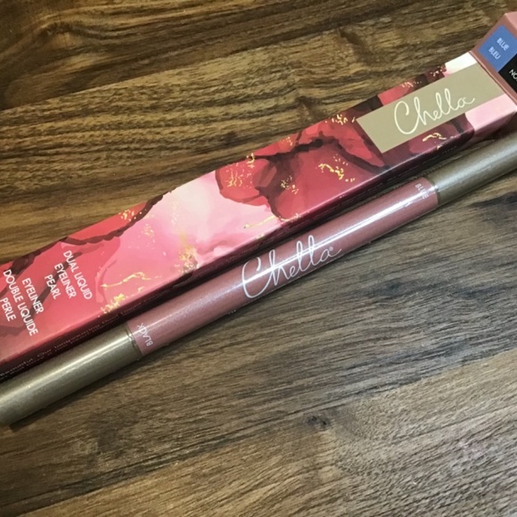 Chella duel ended pearl liquid liner in black and blue, bnib - Picture 5 of 5